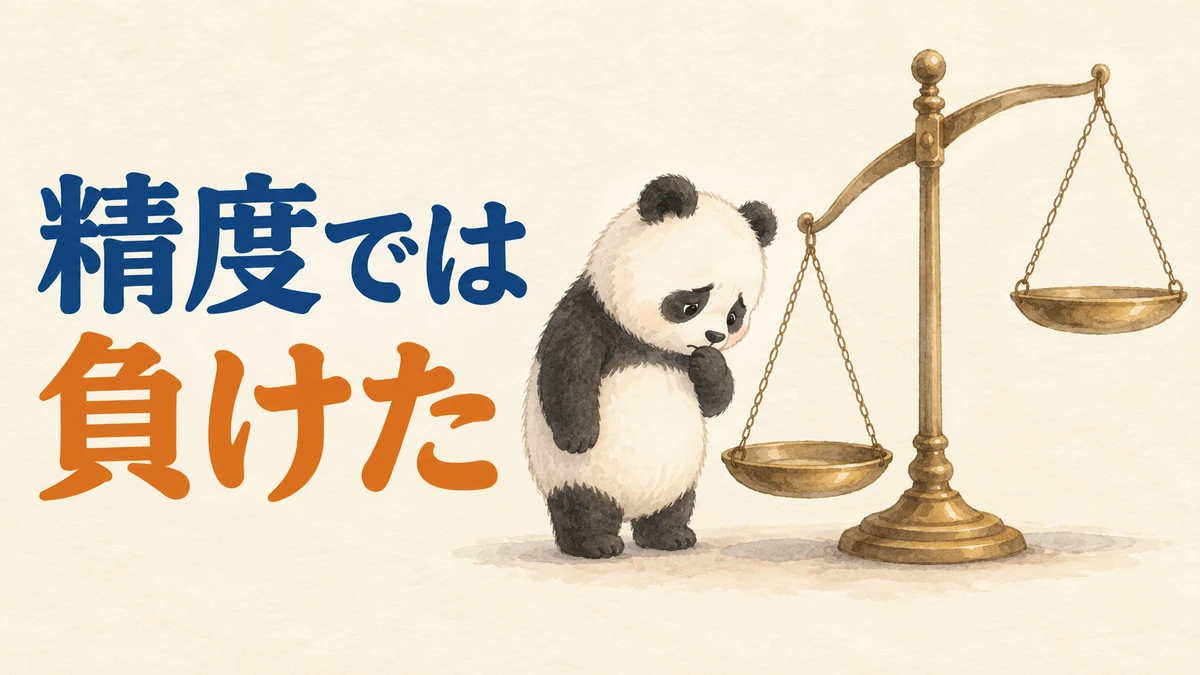 自作した文字起こしツールが精度で他のサービスに負けたことを表すバナー画像